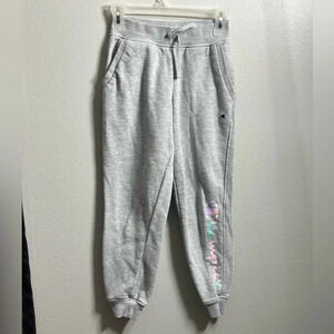 Champion Girls Gray Joggers Athletic Sweat Pants Size M.‎